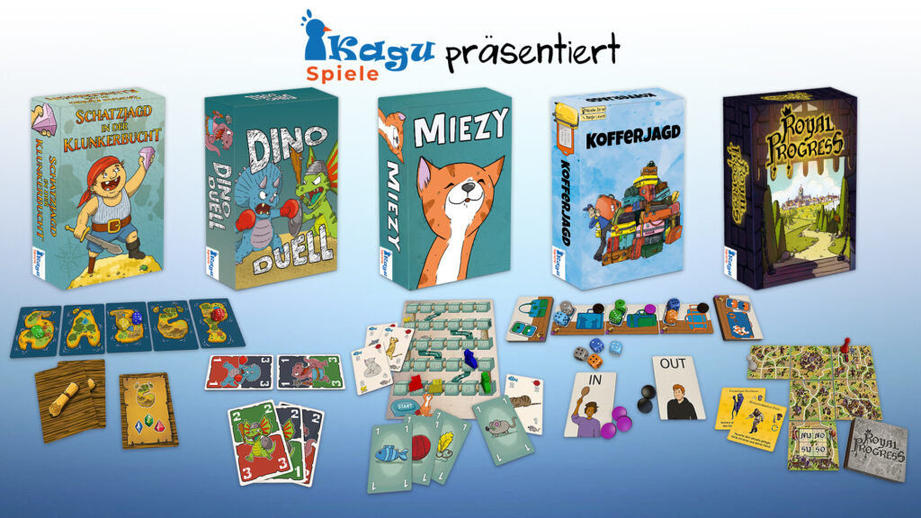 Übersicht über kommende Kartenspiele.