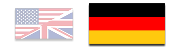 Flaggen Deutsch und Englisch
