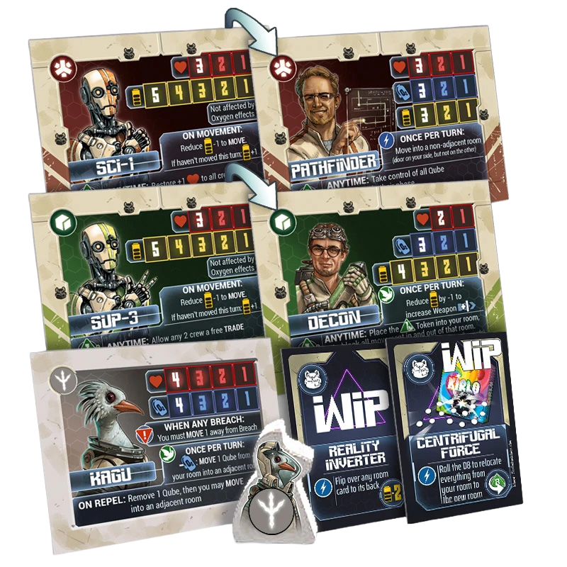 Promokarten Space Qubes